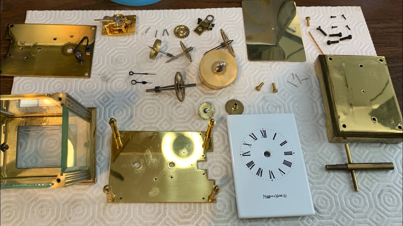 Mappin & Webb Carriage Clock Disassembly