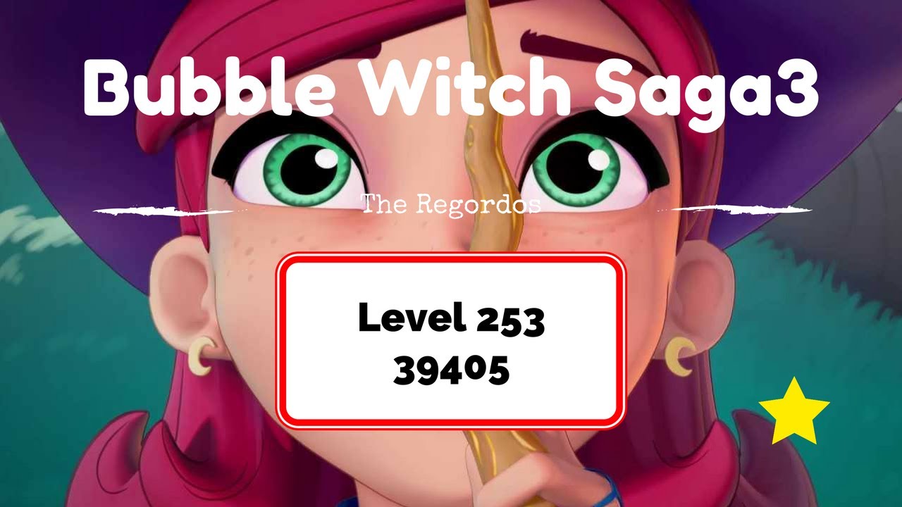 Bubble Witch 3 Level 253 39405 points No Boosters