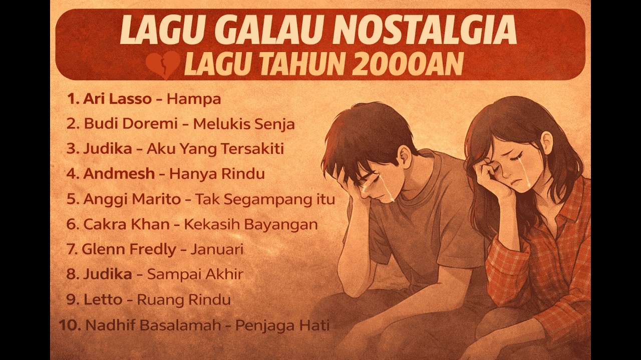 Lagu Galau 2000an Paling Nyesek😢 | Hampa, Januari, Kekasih Bayangan, Ruang Rindu (Auto Keinget Dia)