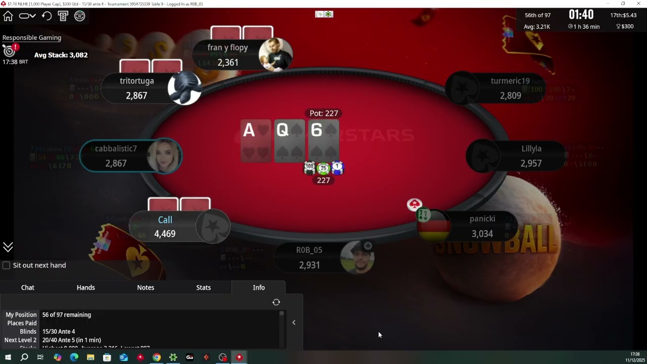 De 1 a 100 Dolares Jogando Poker Online no Pokerstars 16º e 17º Torneio