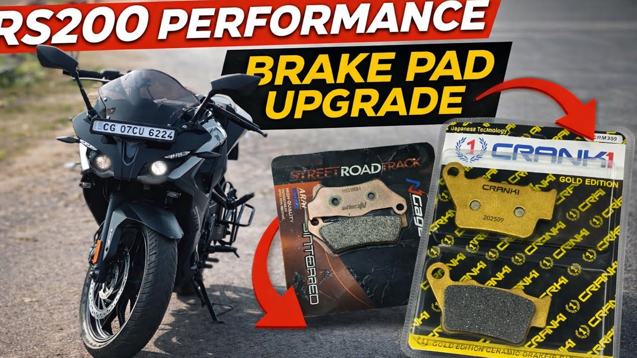 😱 RS200 Braking Power Boosted! | N-Gage vs CRANK1 Brake Pads | 