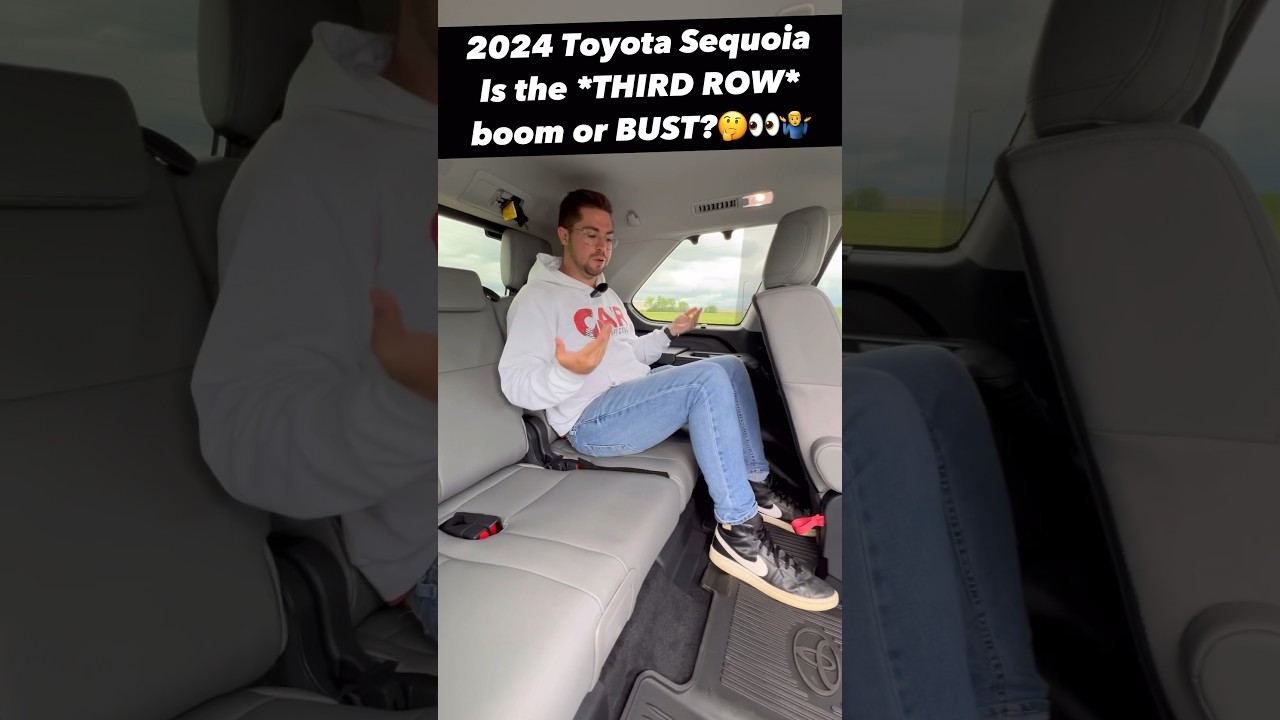 Check Out the Third Row on the 2024 Toyota Sequoia!