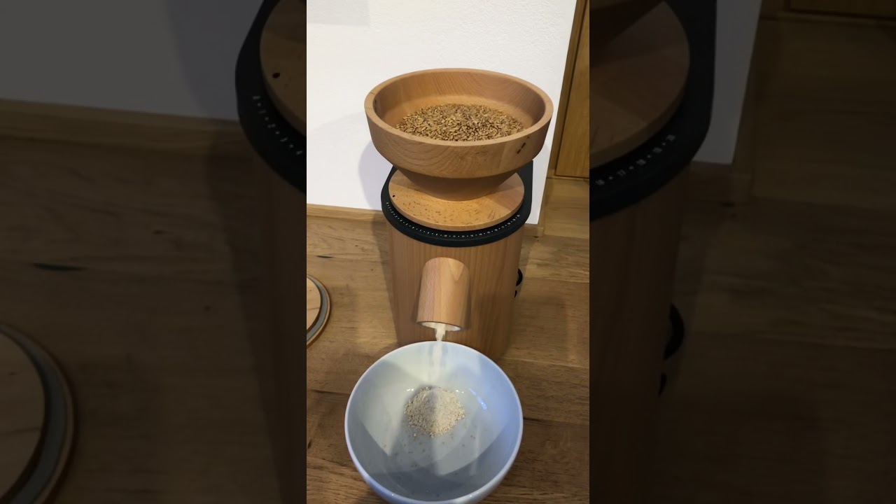 Selbstversorgen mit Vollkornmehl aus Dinkel! Getreidemühle Vitalstoffreiche Vollwertkost!