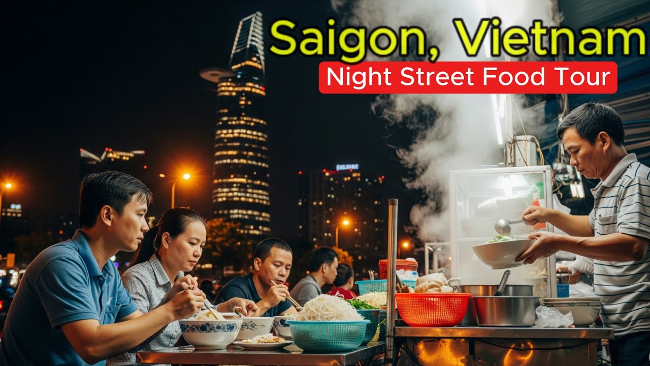 Vietnam Street Food After Dark - Top 6 meals Ho Chi Minh City (Saigon)