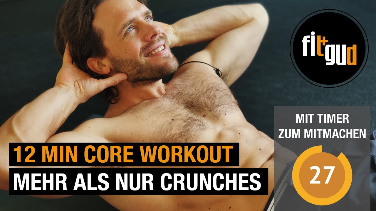 Core Workout / Training für den Bauch / 12 Minuten mit Timer zum Mitmachen / Kurzeinheit