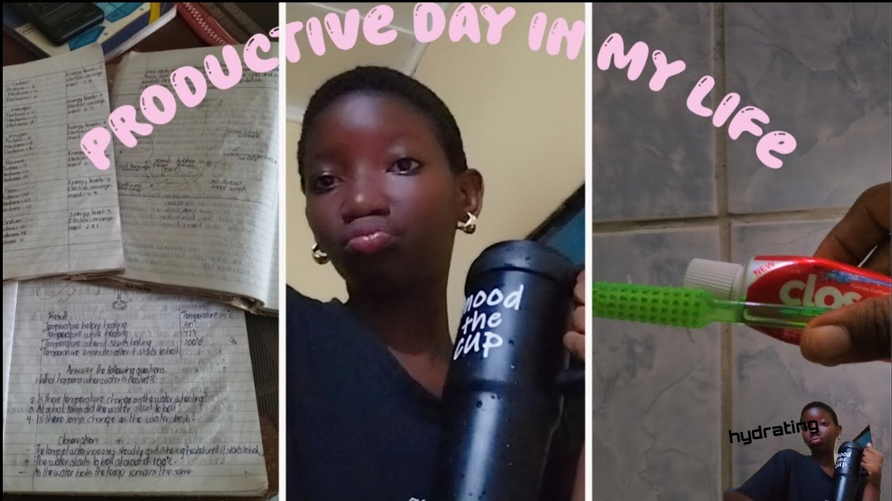 Spend a productive day with me |studying|YouTube|night skin care routine 😍😍😁💗