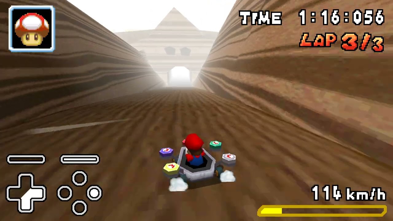 [MKDS] N64 Choco Mountain 1:43.757 (former WR)