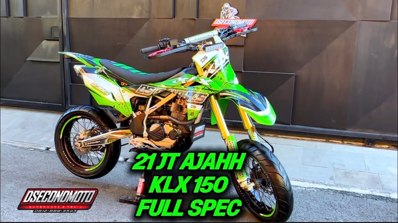 KLX 150 FULL MODIF BODY KX USD REAL JUMP KNALPOT GP 7