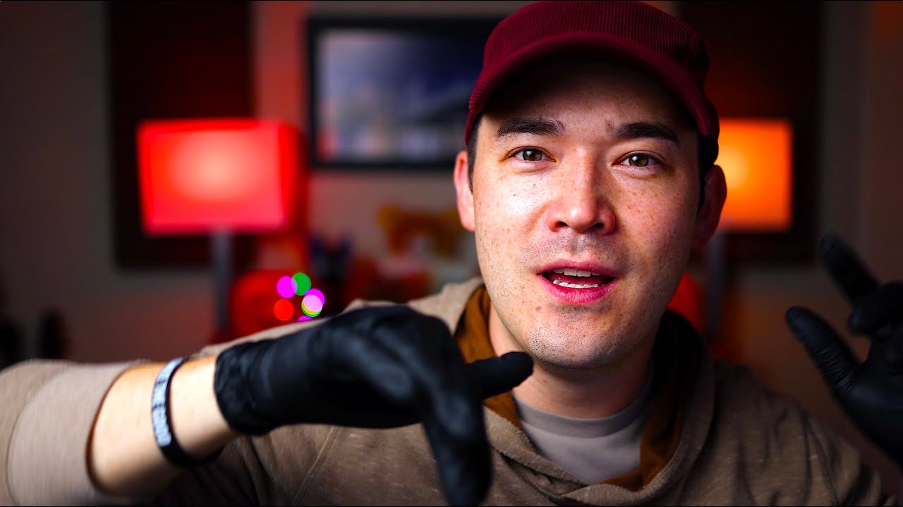 ASMR - Halloween Trigger Words (gloves, whispered)