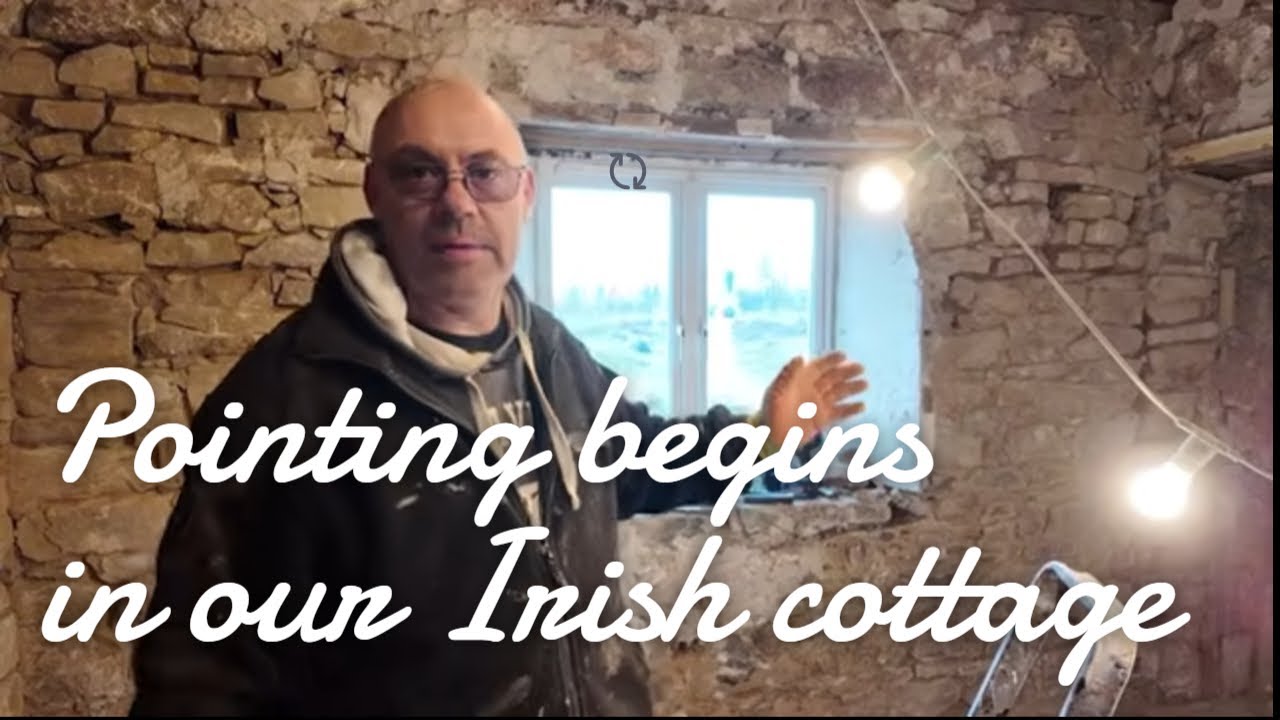 Pointing begins in our Irish cottage