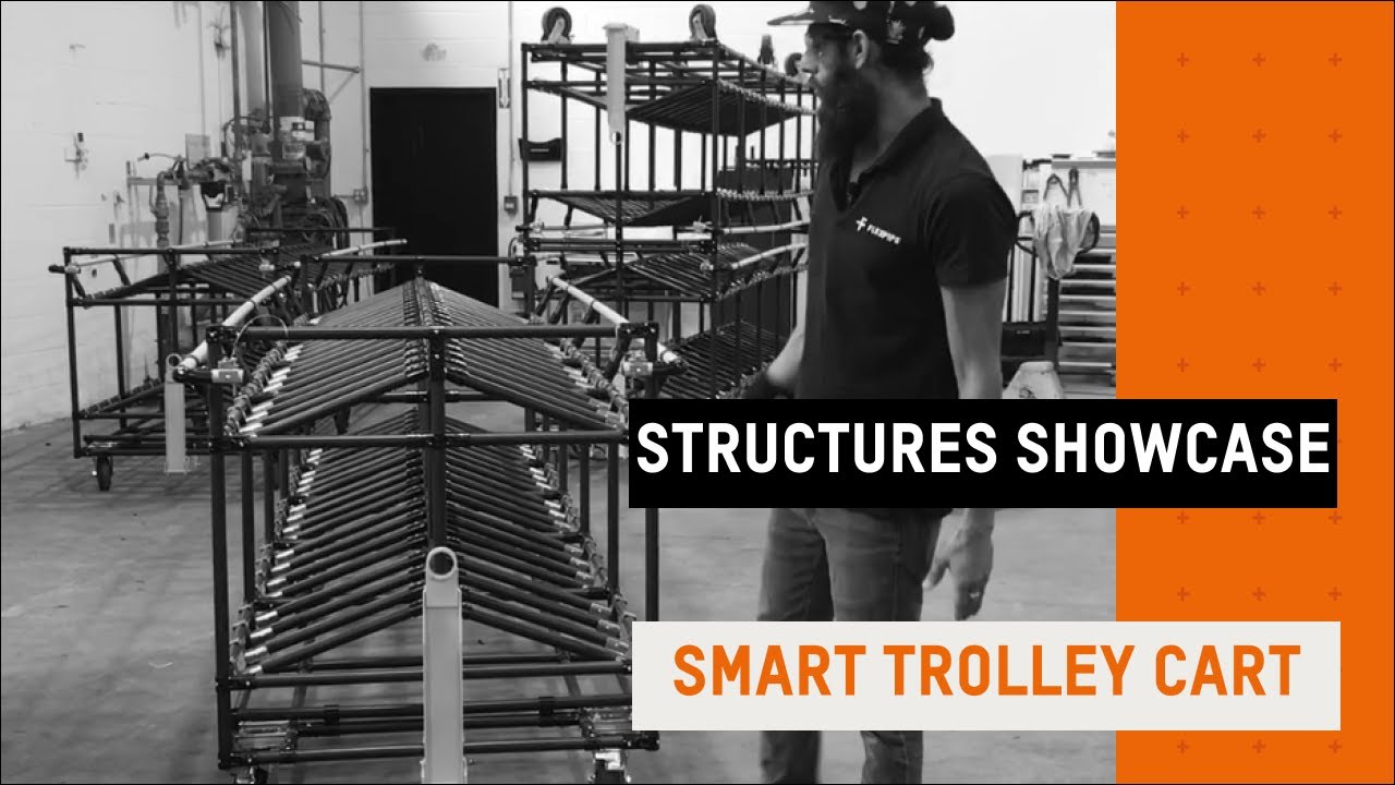 🌟 Trolley Cart Design: Built for Smooth Transport | Structure showcase