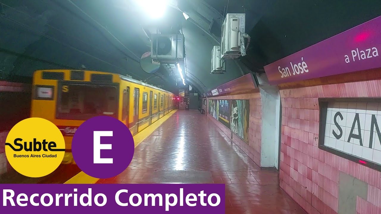 Recorrido Completo | Línea E | Subte de Buenos Aires