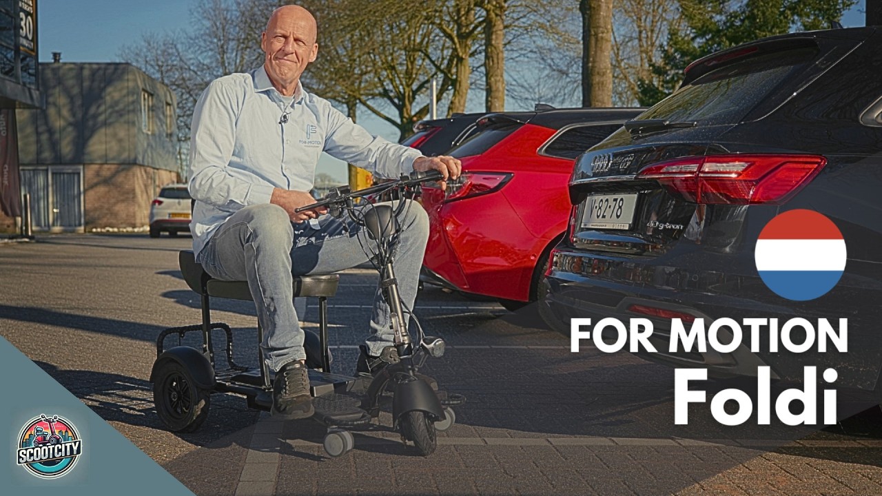 Deze Scootmobiel Klap je in SECONDES Op! | For Motion Foldy Opvouwbare Scootmobiel