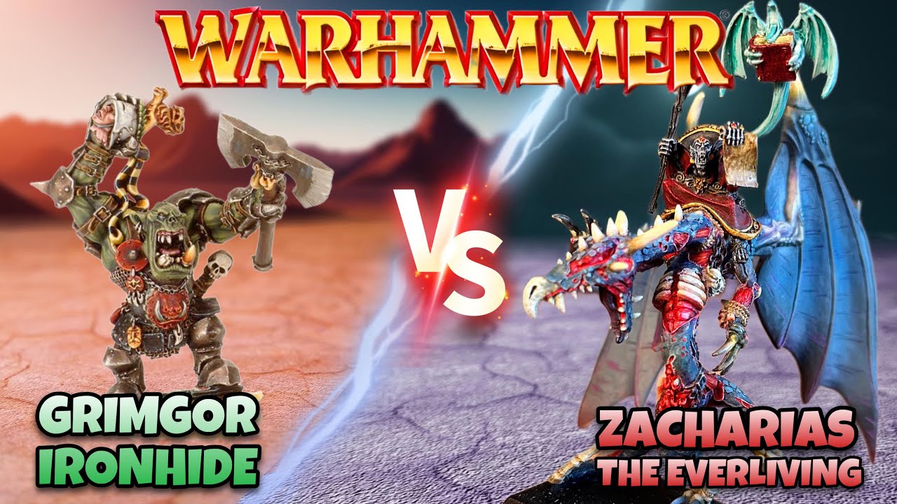 Warhammer Fantasy 6th Edition: боевой отчёт | Гримгор Айронхайд против Захариаса Вечноживущего