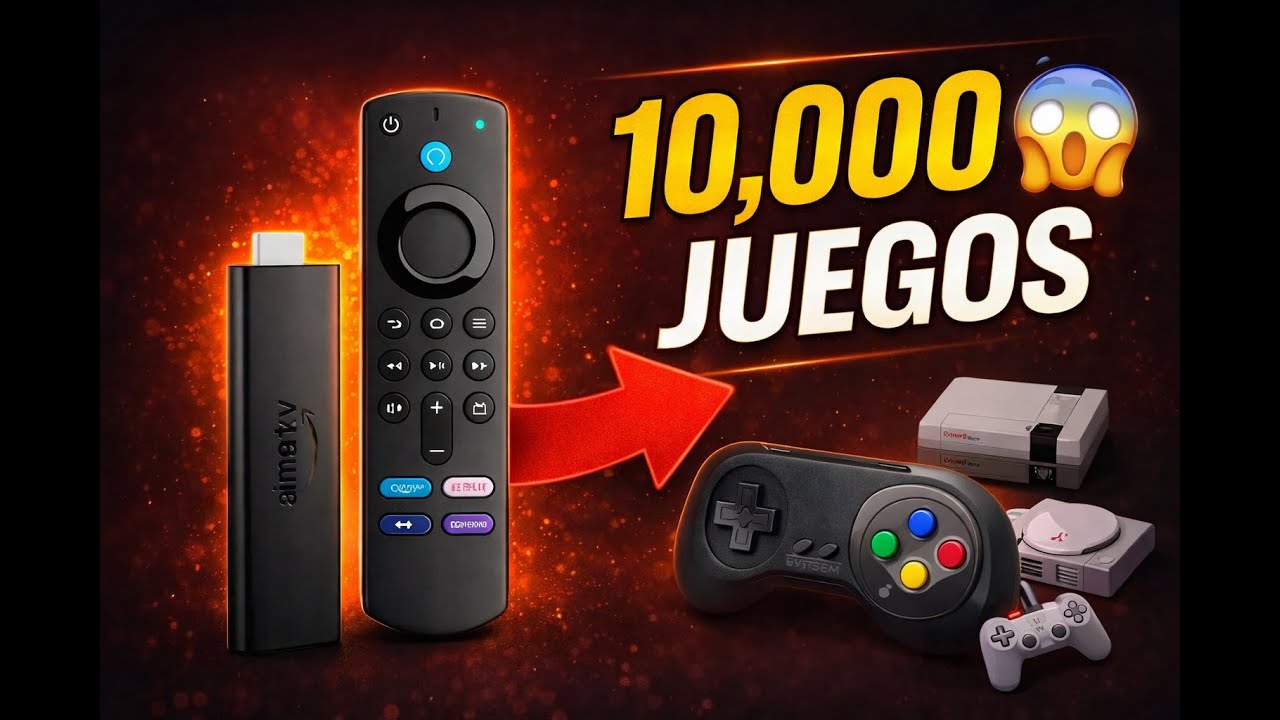 Convierte tu FireStick en una Consola Retro 🎮 +10,000 Juegos (Fácil y Rápido)