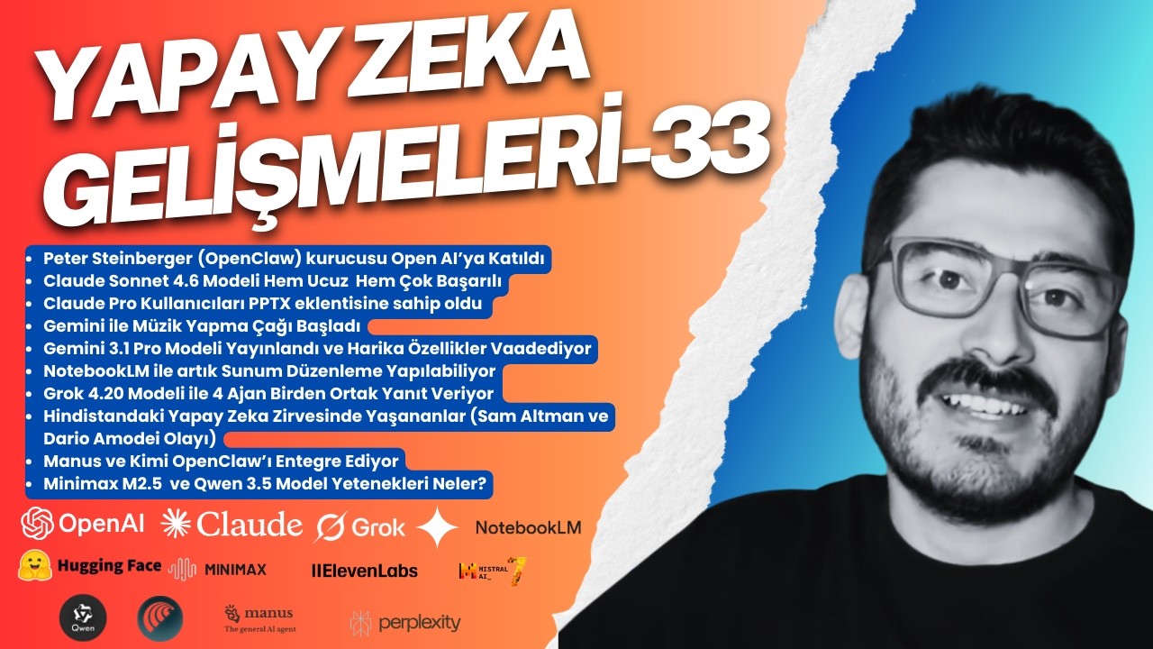 Claude Sonnet 4.6, Gemini 3.1 Pro ve Ses Modeli, Grok 4.20, OpenClaw Etkisi ve Hindistan AI Zirvesi