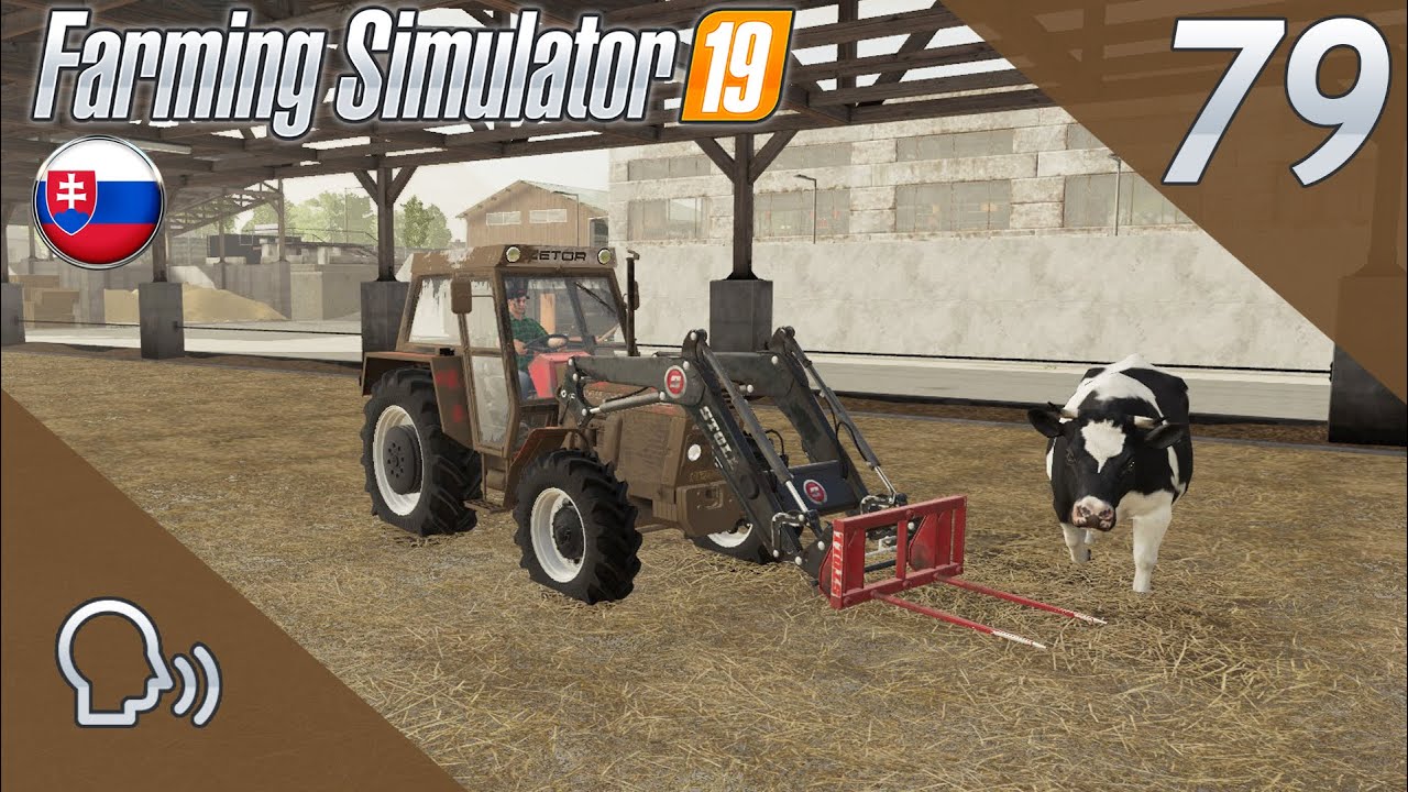 Slovak village (FS19)  #79 | USKLADNĚNÍ A ODVOZ BALÍKŮ SENA, PÉČE O DOBYTEK |  Seasons | GC