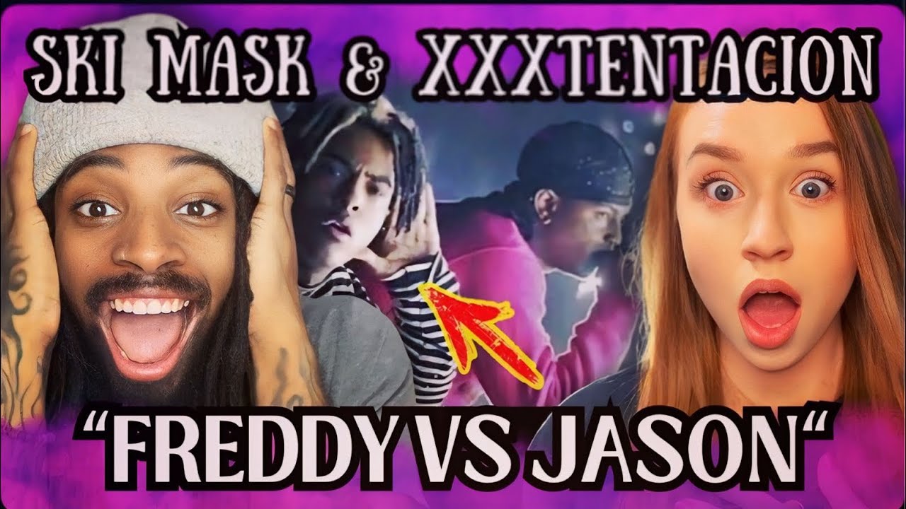 РЕАКЦИЯ на песню CRAZY Freddy vs Jason от XXXTENTACION и SKI MASK!