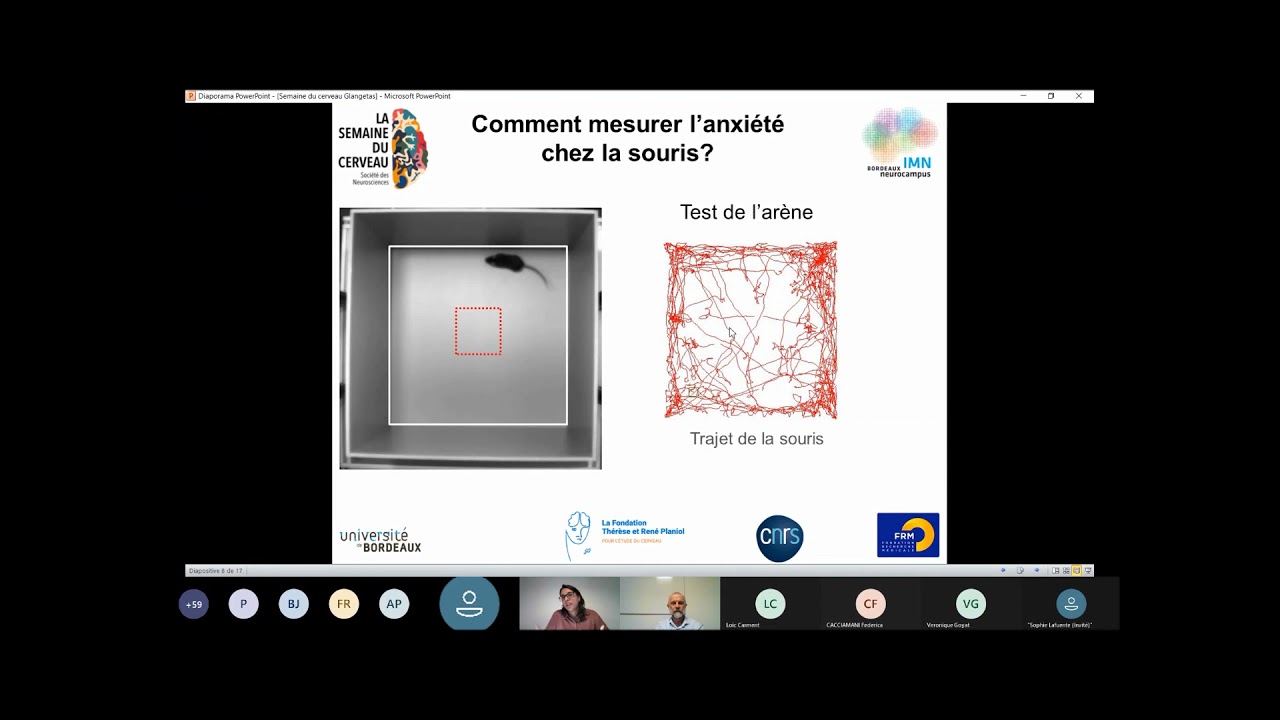 Conf&eacute;rence du Dr Christelle Glangetas - Prix Th&eacute;r&egrave;se Planiol 2020