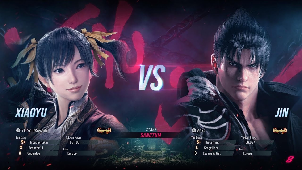 TEKKEN 8 Beta | Ling Xiaoyu vs Jin Kazama