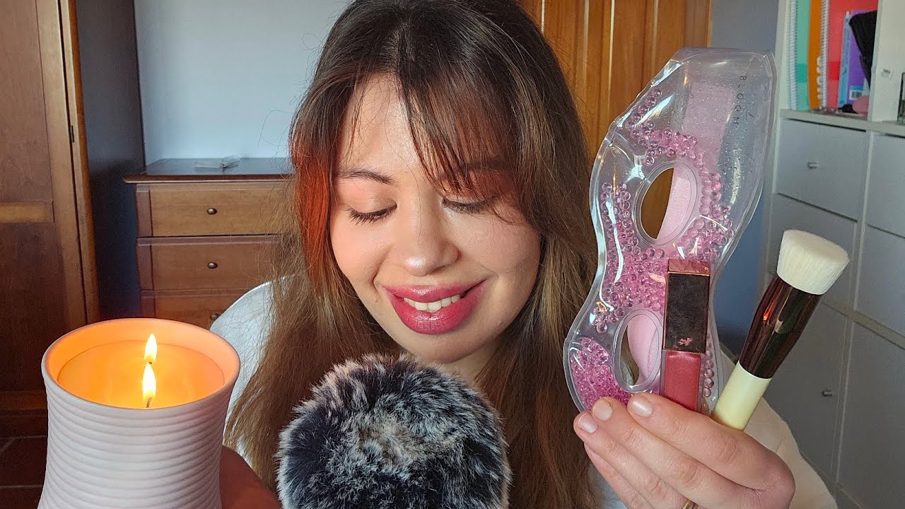 ASMR Up Close Triggers To Help You Sleep 😴 🎙️ Tapping, Scratching, Mic Brushing, Candles, Lid Sounds