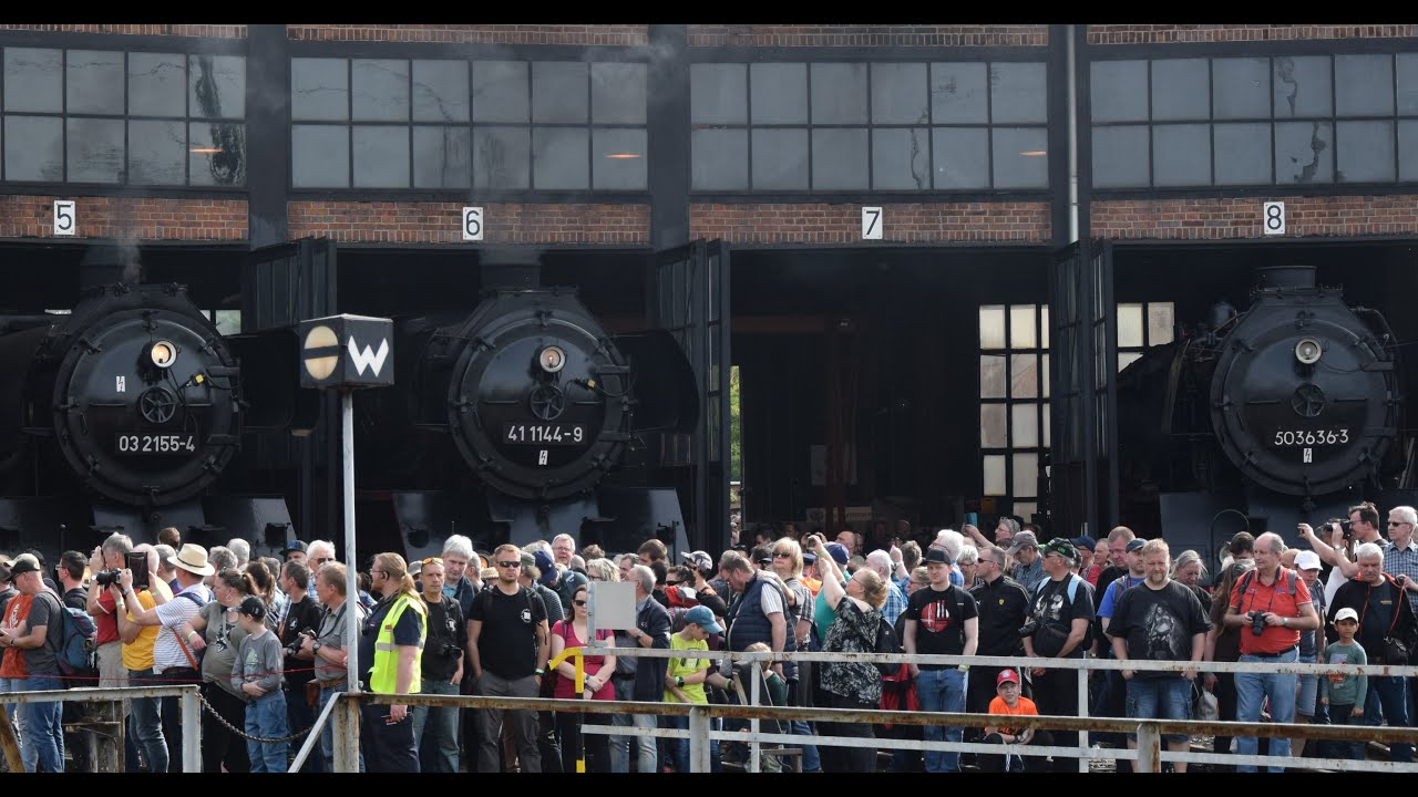 Sonderfahrt mit BR 218, 35 1097 und 01 1104 zum 16.Dresdener Dampfloktreffen