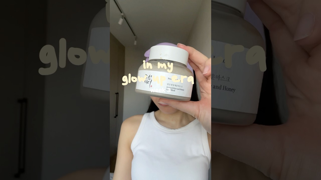 week 3 is about glowing skincare ✨using mask from BOJ, Noni series from Celimax & spf from Skin1004
