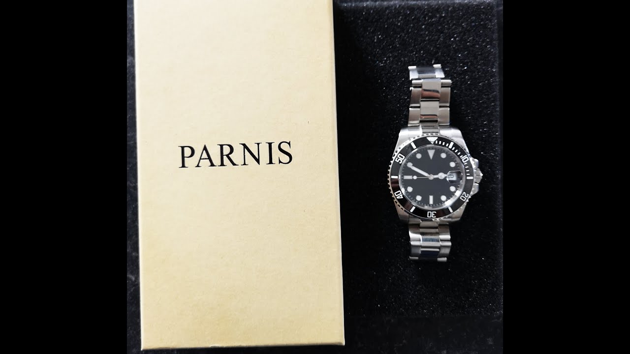Unboxing a Sterile Dial Parnis Submariner homage.