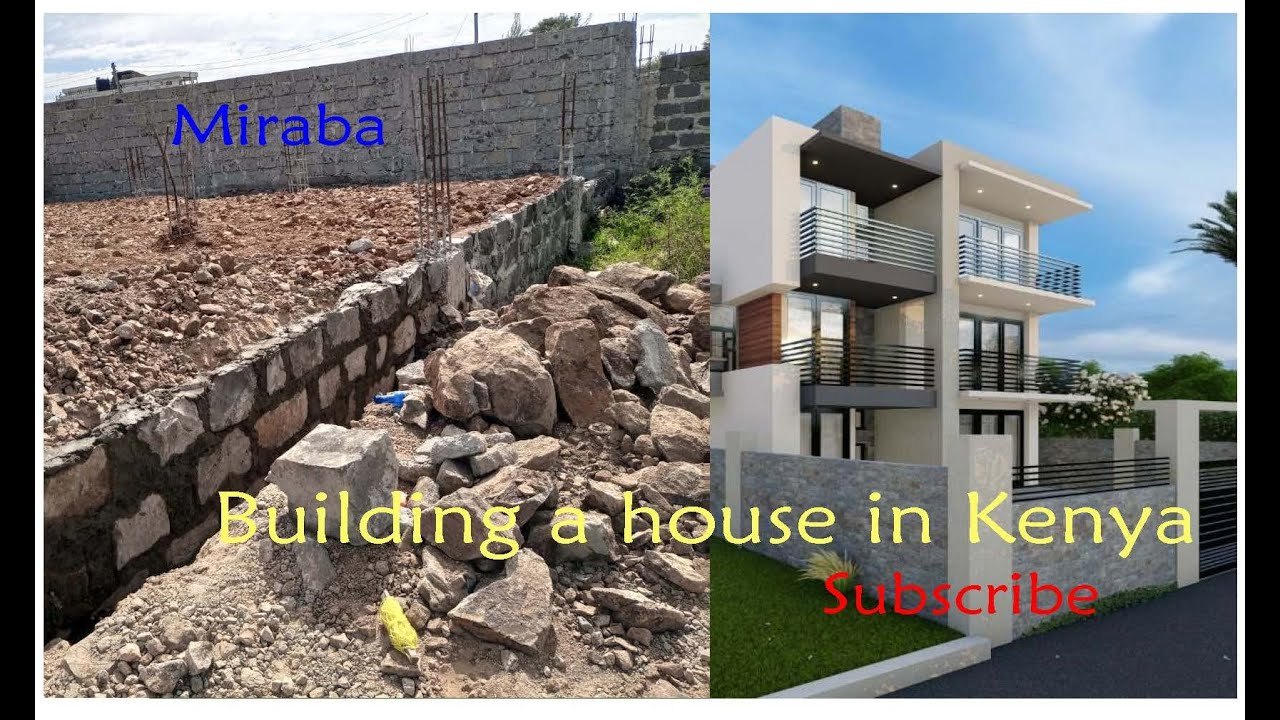 Building a house Kenya - Hardcore Backfill