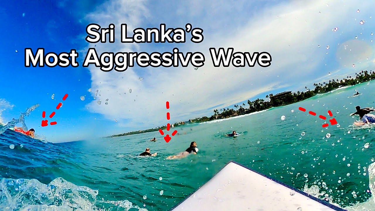 Raw POV: Chaos & Aggression at Sri Lanka’s Most Crowded Surf Spot