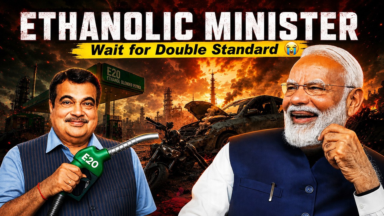 Ethanolic Minister 😊 | Nitin Gadkari | Ethanol Fuel | Bhayankar Bro