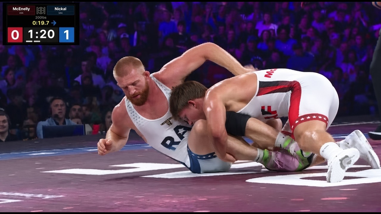 Bo Nickal vs Max McEnelly FULL FIGHT HIGHLIGHTS | RAF 12 Wrestling
