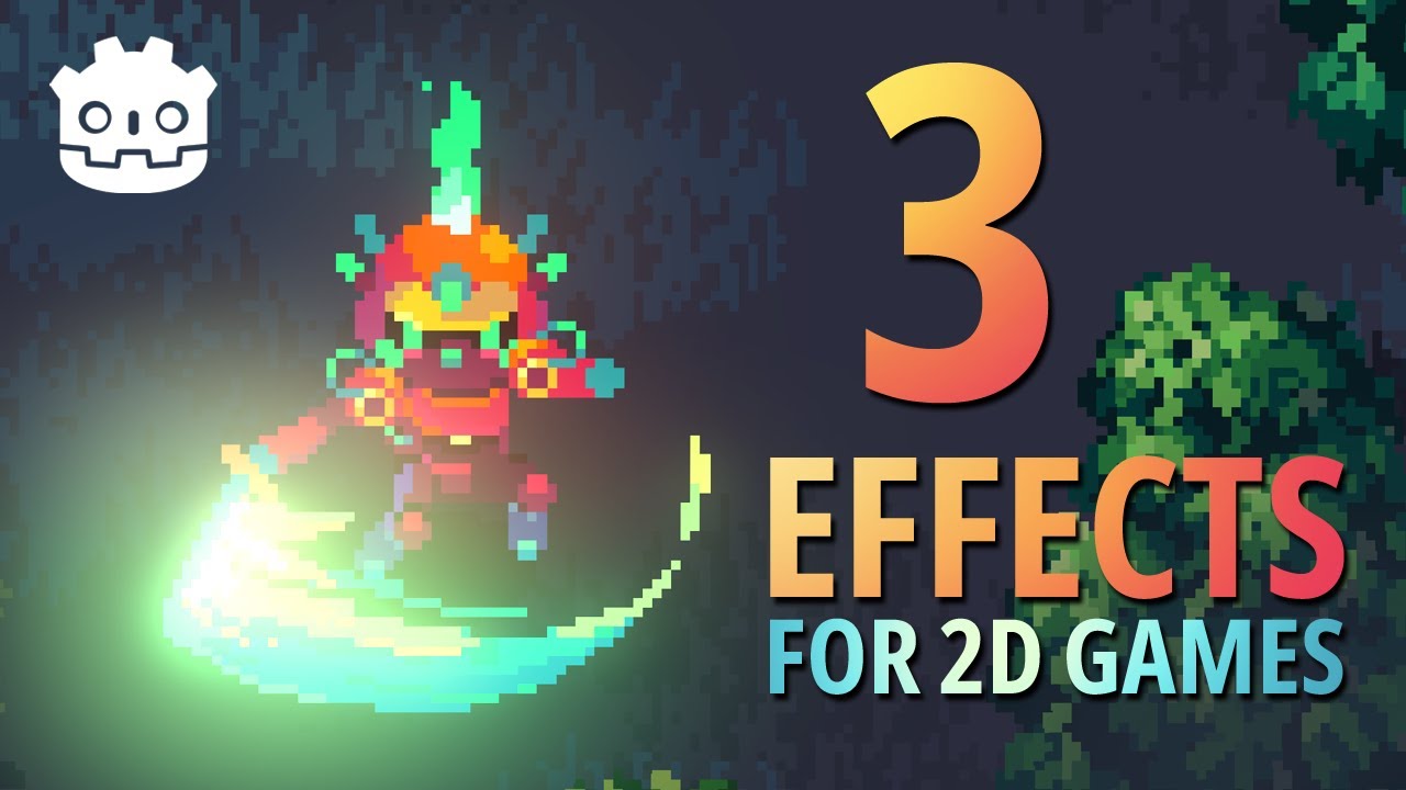 3 основных эффекта Godot 4.5 для 2D-игр | 2D-игры с видом сверху