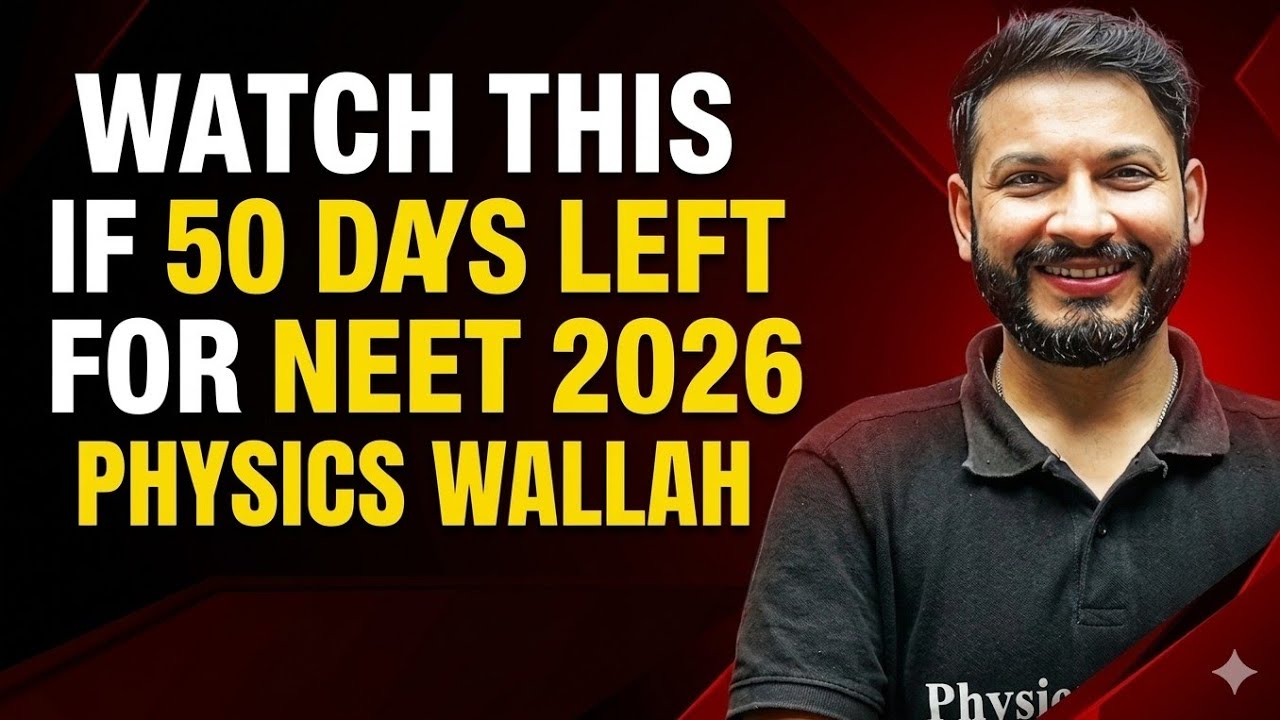 NEET 2026 PHYSICS STRATEGY 🚨 #neet #pw #study 