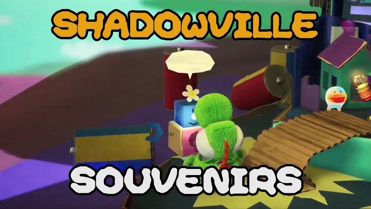 Yoshi's Crafted World: Shadowville Souvenir Hunt