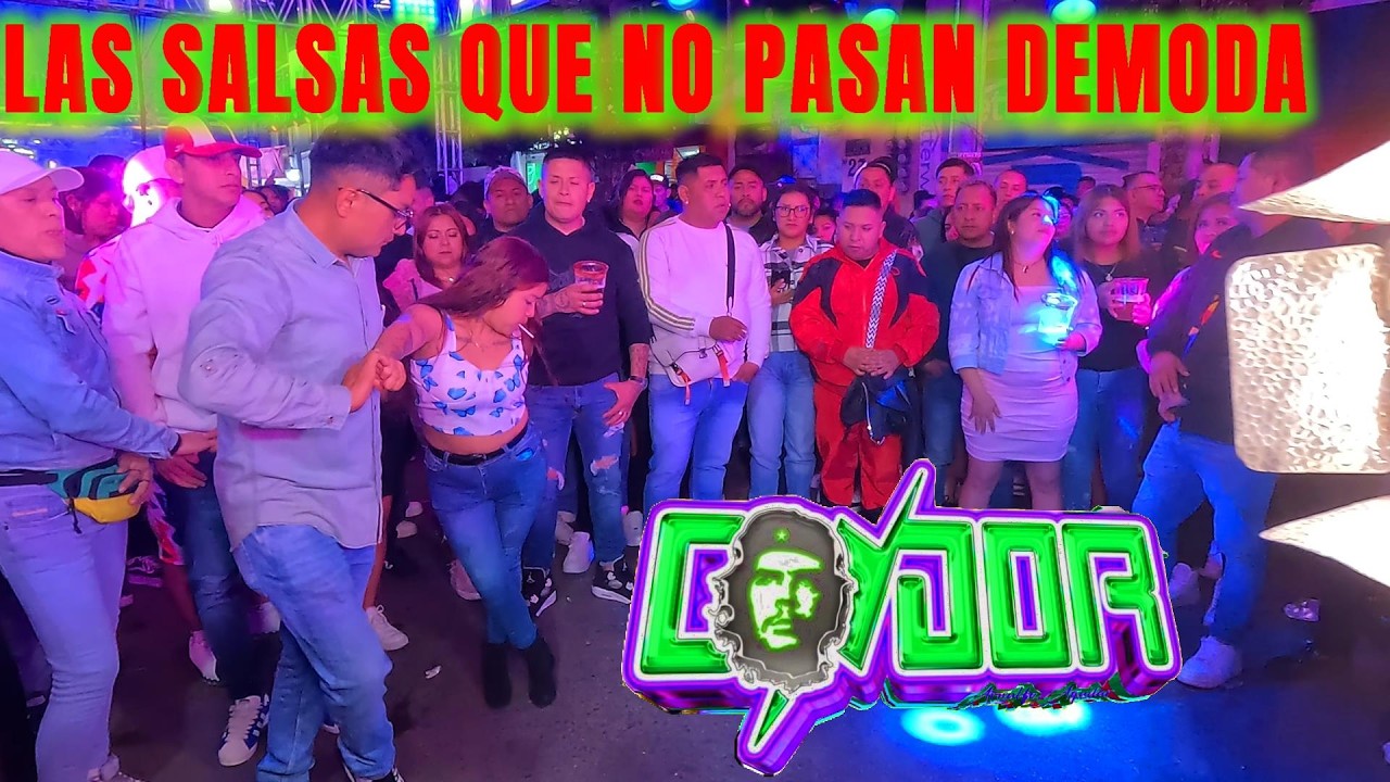 2 SALSAS CLASICAS CON SONIDO CONDOR EN  SAN LORENZO TEZONCO