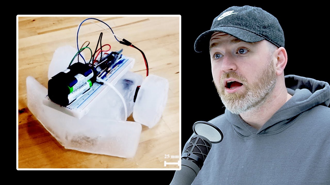 IceBot is a Robot Made of Ice...