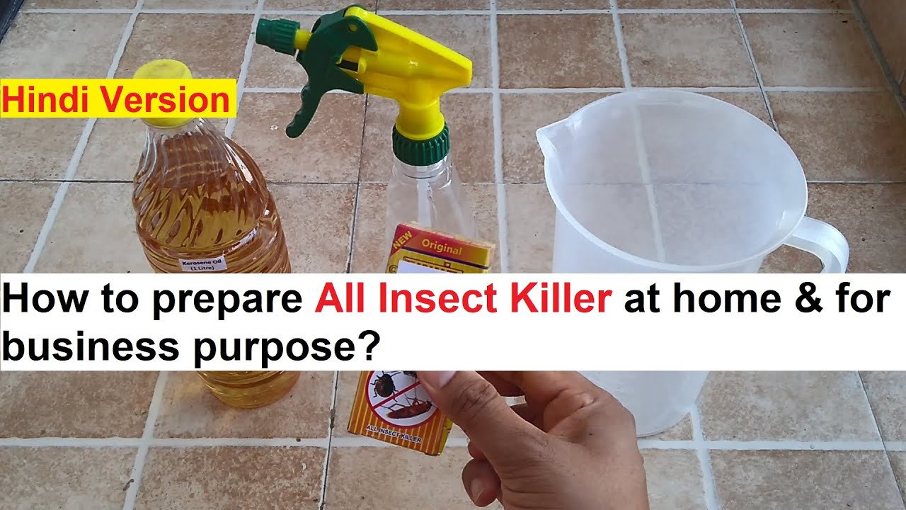 Household Insecticide Pest Control Making 100% Real Formula