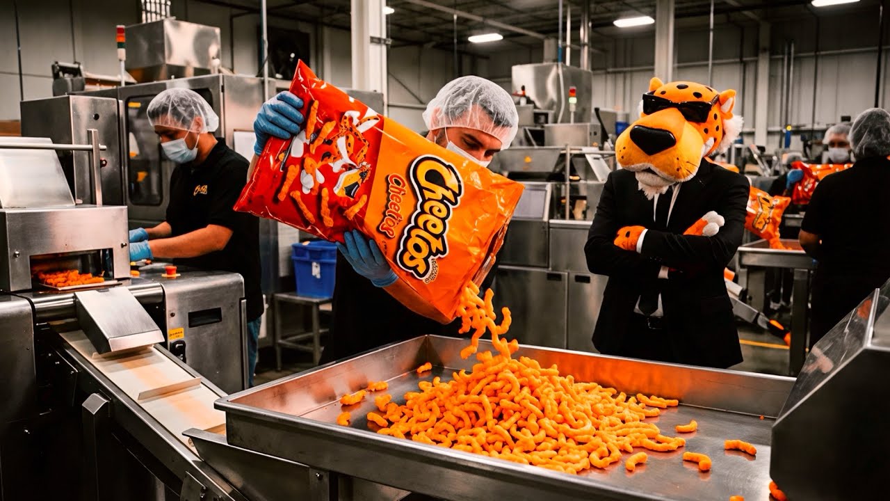 How Millions of Hot Cheetos Chips are Made in Factory