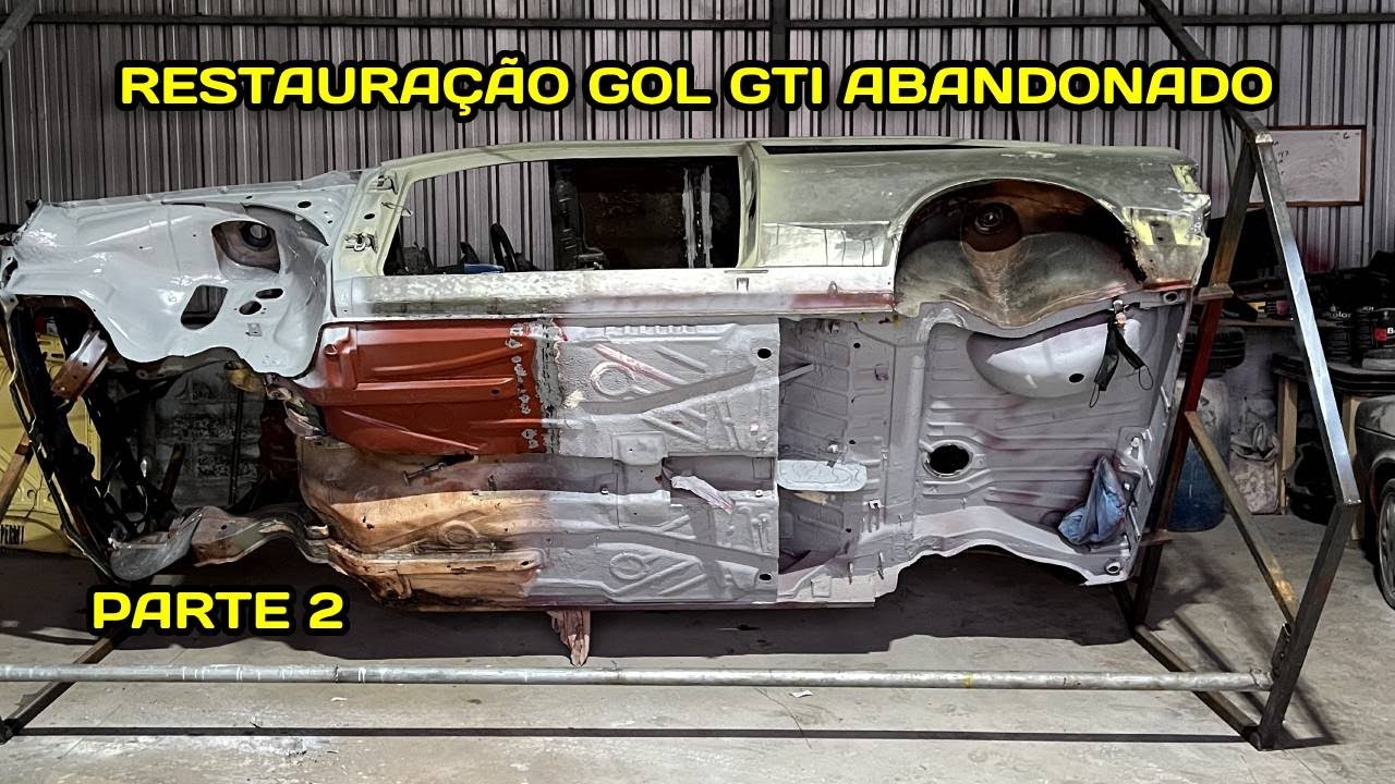 RESTAURAÇÃO GOL GTI ABANDONADO PARTE 2 (TROCA DE ASSOALHO)