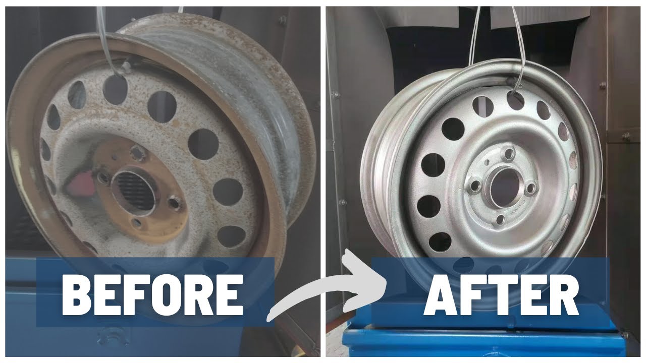 Wheel Blaster  / Wheel Blast Machine / Alloy Wheel Blasting