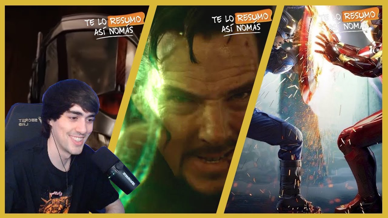 Ander reacciona a TE LO RESUMO AS&Iacute; NOM&Aacute;S - Ant-Man | Doctor Strange | Capit&aacute;n Am&eacute;rica: Civil War
