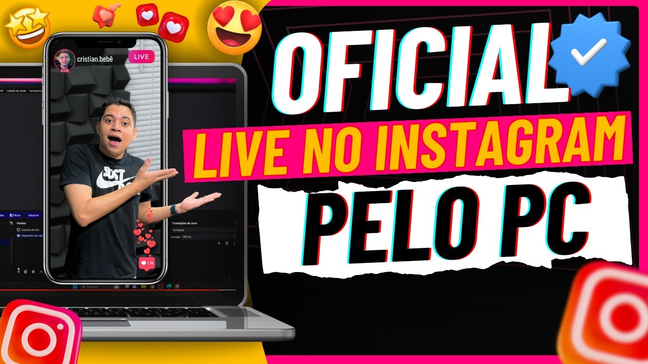 &Eacute; OFICIAL!!! COMO FAZER LIVE NO INSTAGRAM PELO PC😍🚀