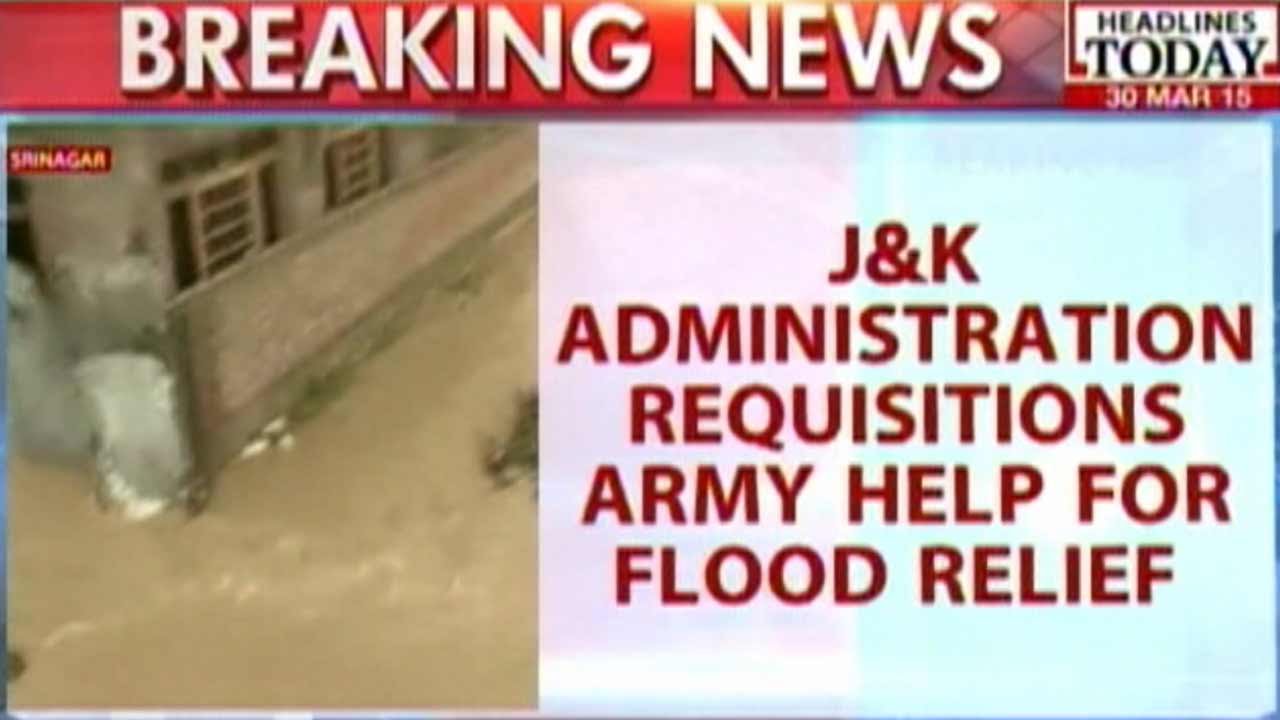 Srinagar Floods: Govt Requests Army Help For Flood Relief