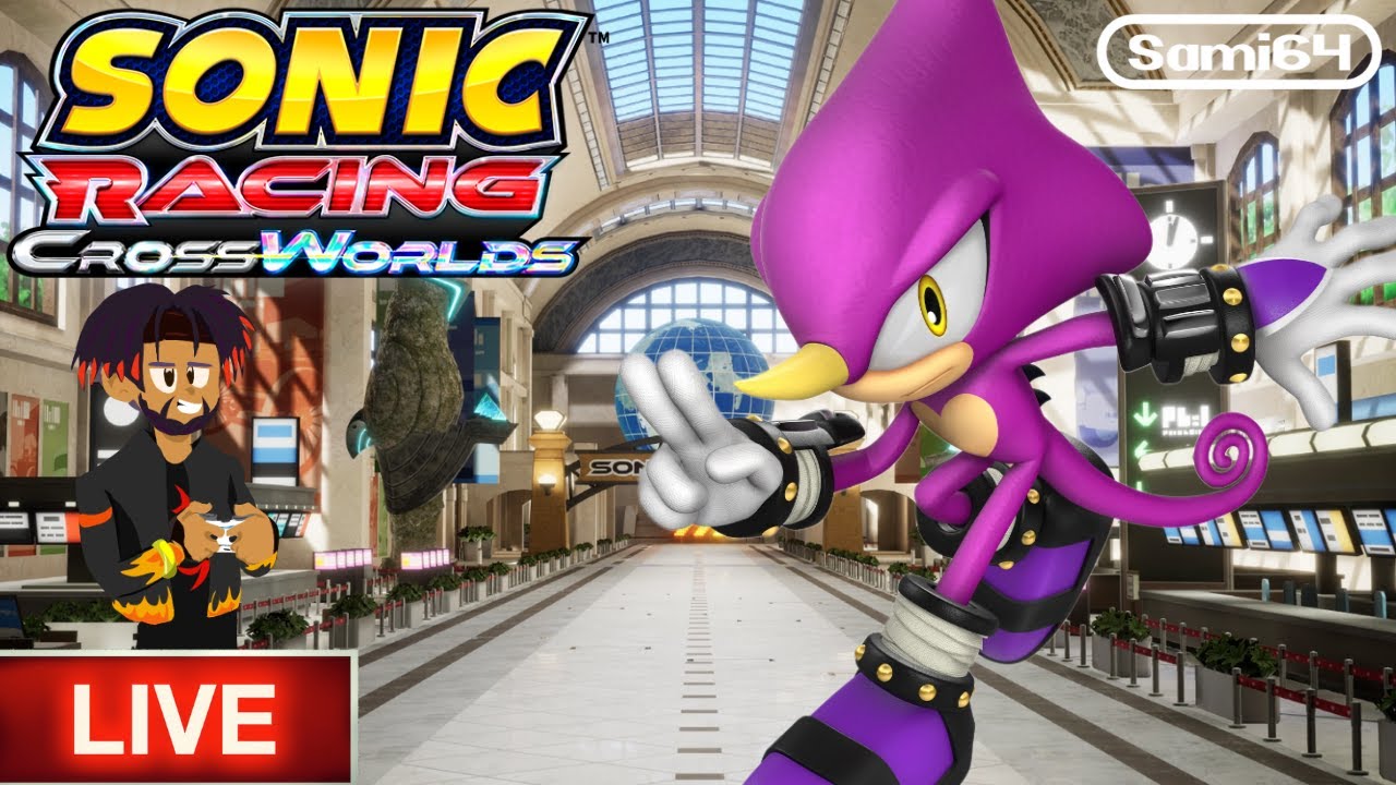 Late Night Stream for the Boys!!! - Sonic Racing CrossWorlds (Road to 2K Subs)