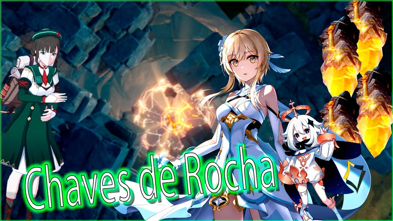 GENSHIN IMPACT CHAVES DE PEDRA DESPENHADEIRO