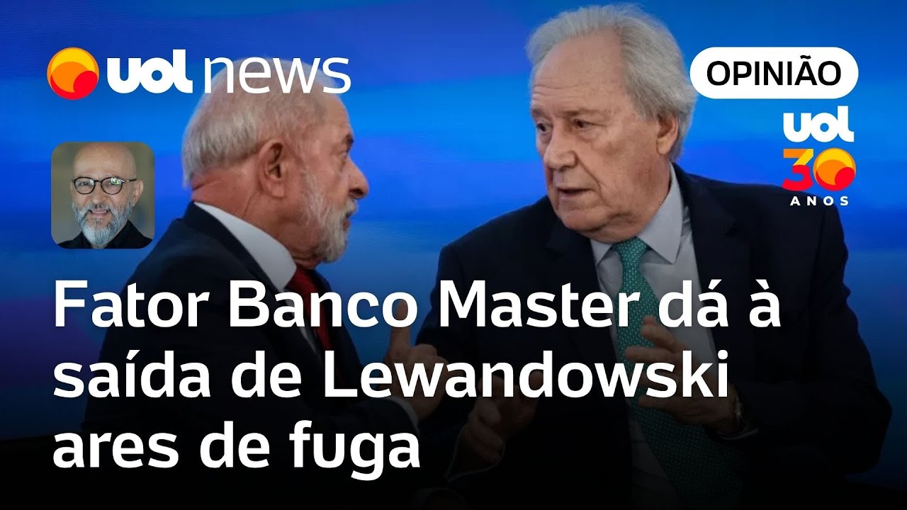 Caso Master expõe vínculo financeiro de Lewandowski e dá ares de fuga à saída do ministro | Josias