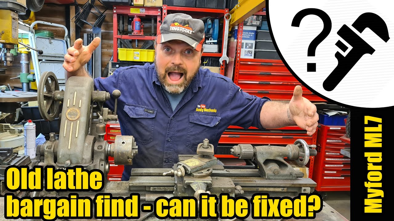 Myford lathe repairs - initial inspection & strip down Ep.1 #1988