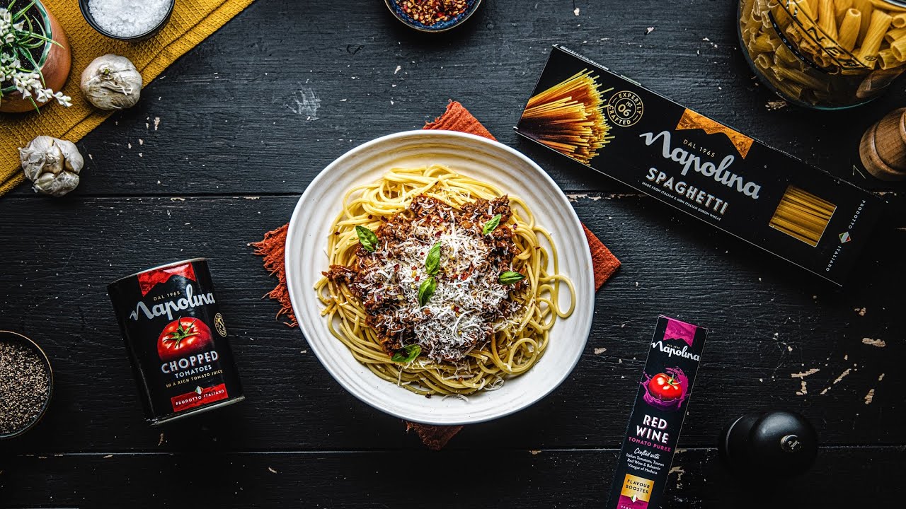Napolina Quick and Easy Spaghetti Bolognese Recipe
