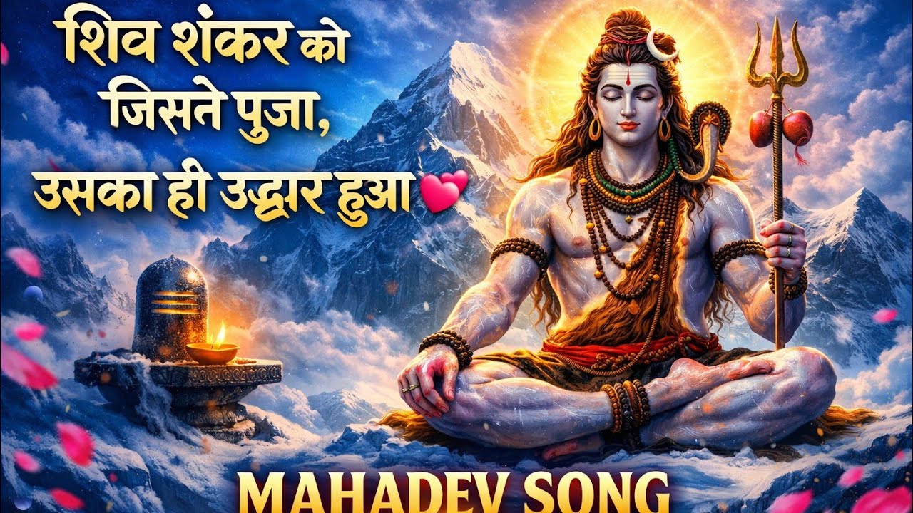 💖शिव शंकर जिसने पूजा उसका ही उद्धार हुआ 🤗। शिव भजन 🎶। Mahadev Song। 